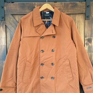 Mens SCOTCH & SODA Cotton Pea Coat (NWT)